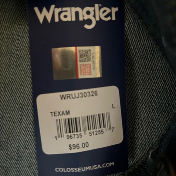 Texas A&M Wrangler Ladies Classic Denim Jacket - Picture 8 of 8